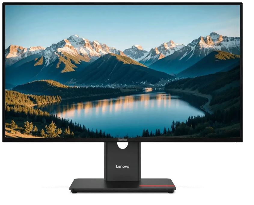 Lenovo ThinkVision T27Q-40 — разъёмы и детали корпуса