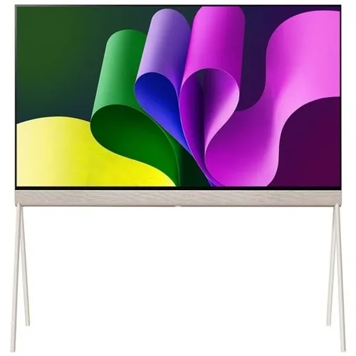 LG 55LX1T6LA сзади — дизайн и органайзер для кабелей