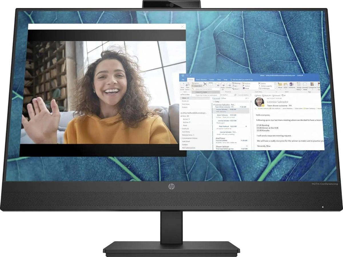 Обзор монитора HP M27m (678U8AA): идеальное решение для видеоконференций и повседневной работы