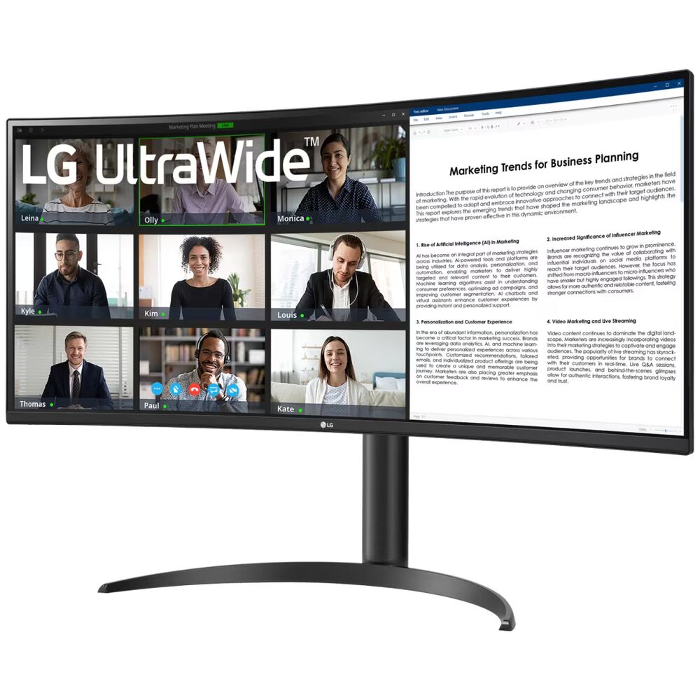 LG 34WR55QK-B — качество изображения крупным планом