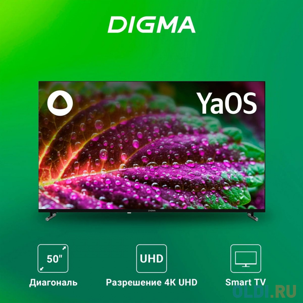 Мультимедийные возможности телевизора Digma DM-LED50UBB33