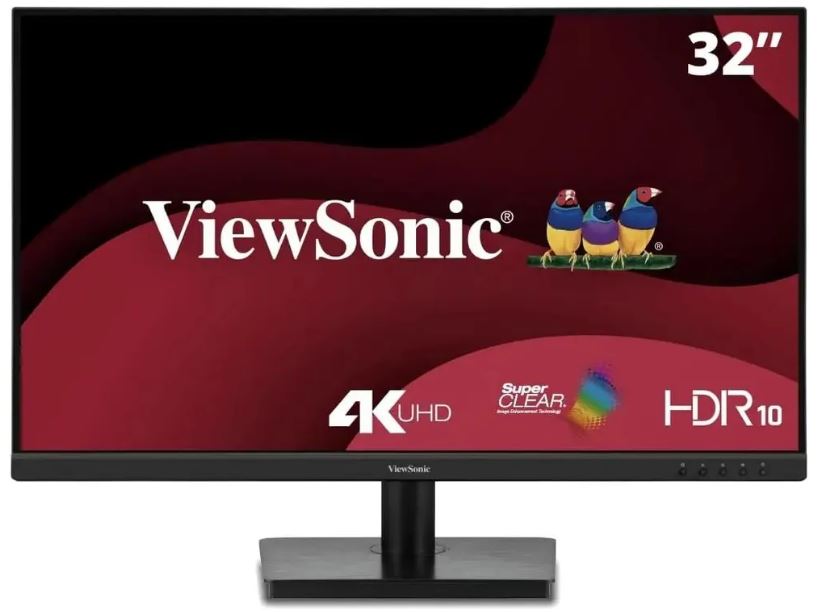 ViewSonic VA3208-4K-HD — задняя панель и подключения