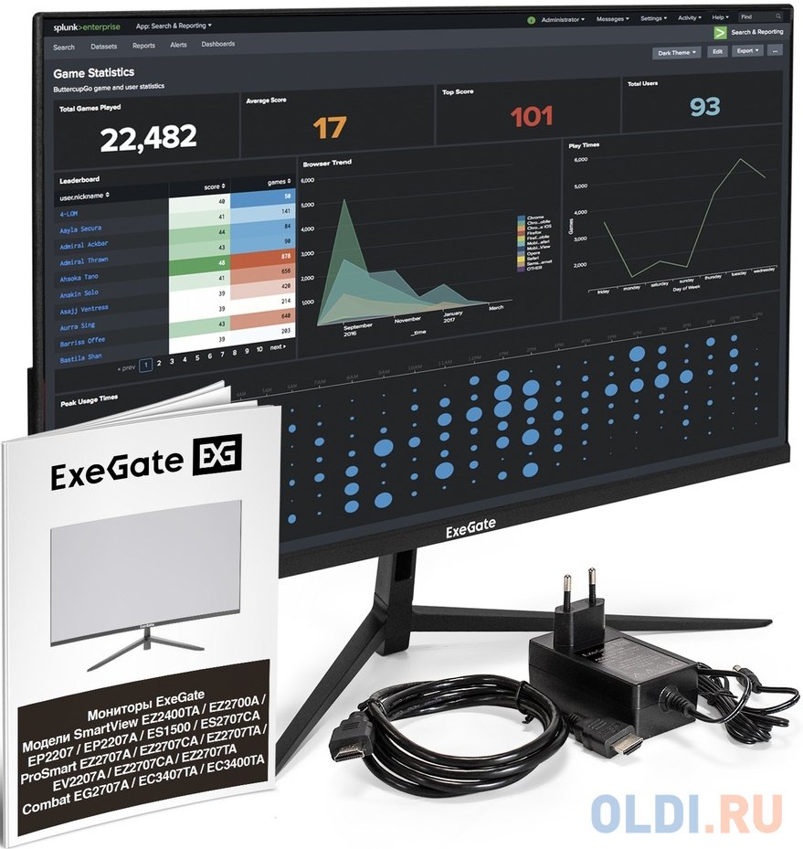 Офисное использование ExeGate ProSmart EZ2707TA