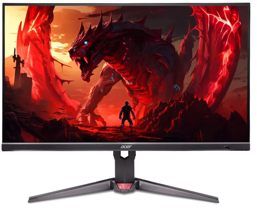 Acer Nitro XV272KV5bmiiprx вид сзади и порты