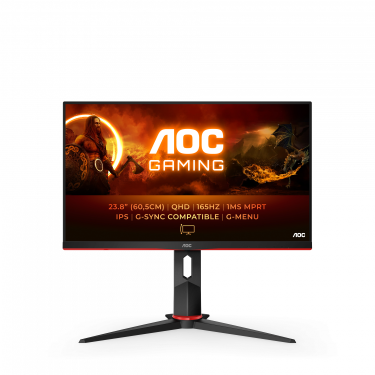 Обзор AOC Q24G2A: компактный QHD-монитор с частотой 165 Гц для требовательных геймеров
