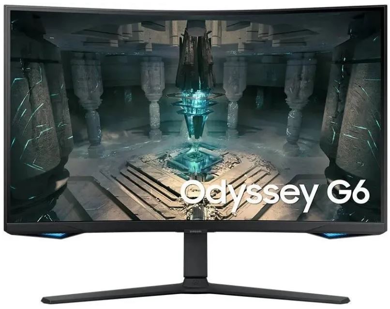 Samsung LS32BG650EMXUE — задняя панель с RGB Core Sync подсветкой
