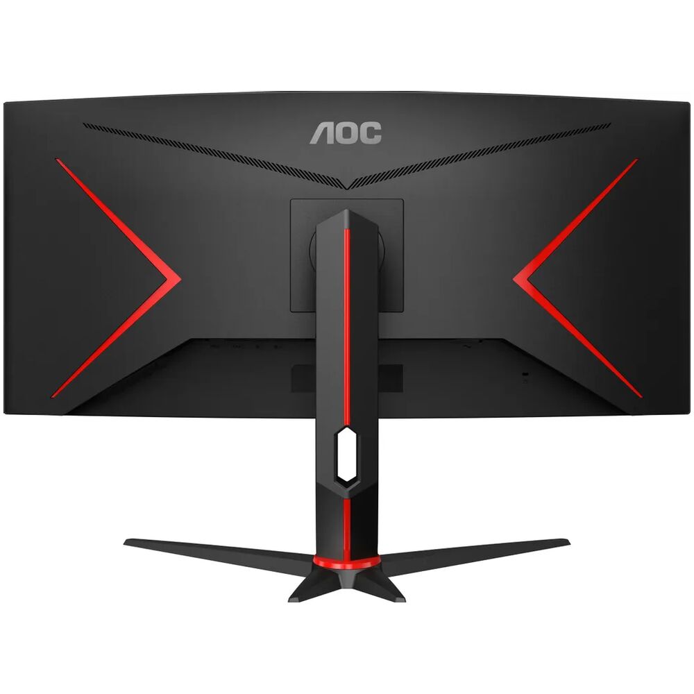 AOC CU34G2XP — вид спереди, изогнутая панель