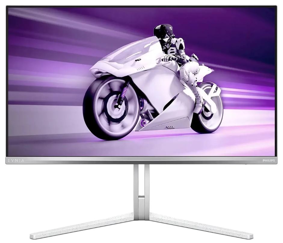 Philips Evnia 27M2N8500 — вид сзади и разъёмы