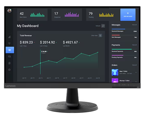 Обзор монитора Lenovo ThinkVision C24-40 (63DCKAT6IS): универсальное решение для работы и развлечений