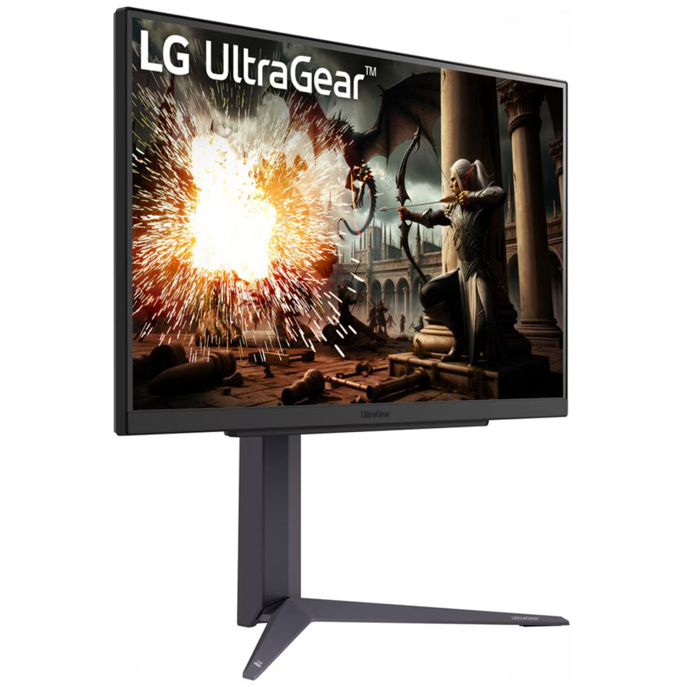 LG 27GS75Q-B — вид сбоку, профиль
