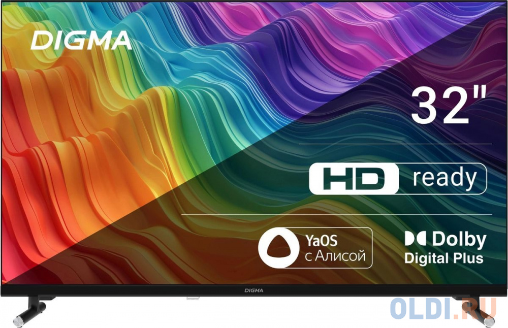 Обзор телевизора Digma DM-LED32SBB32: бюджетный смарт ТВ с YaOS, который превзошел ожидания