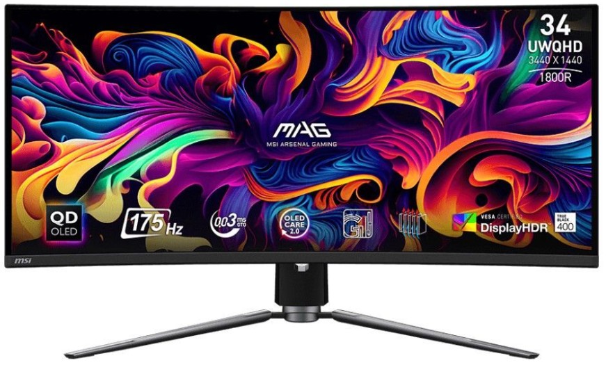 Обзор MSI MAG 341CQP QD-OLED (9S6-3DD04T-032): лучший 34-дюймовый изогнутый ультраширокий монитор с QD-OLED-панелью для геймеров и творческих профессионалов