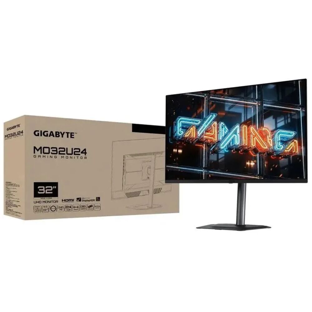 Gigabyte MO32U24 — задняя панель, система охлаждения