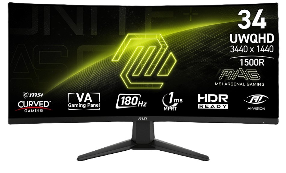 Обзор MSI MAG 346CQ (9S6-3DD71M-016): 34-дюймовый изогнутый UWQHD-монитор с VA-панелью и частотой 180 Гц — всё, что нужно знать перед покупкой