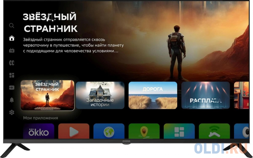 Интерфейсы телевизора Digma DM-LED43SBB36