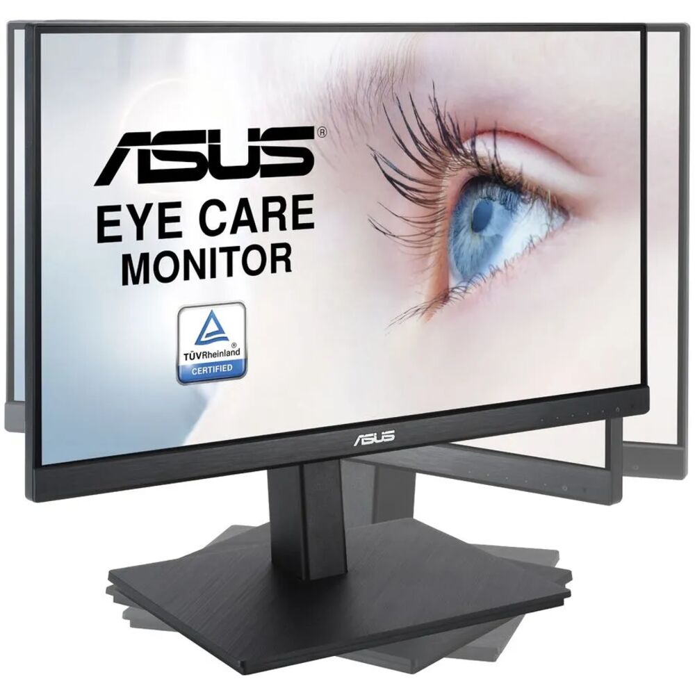 ASUS VA229QSB — вид сзади и управление