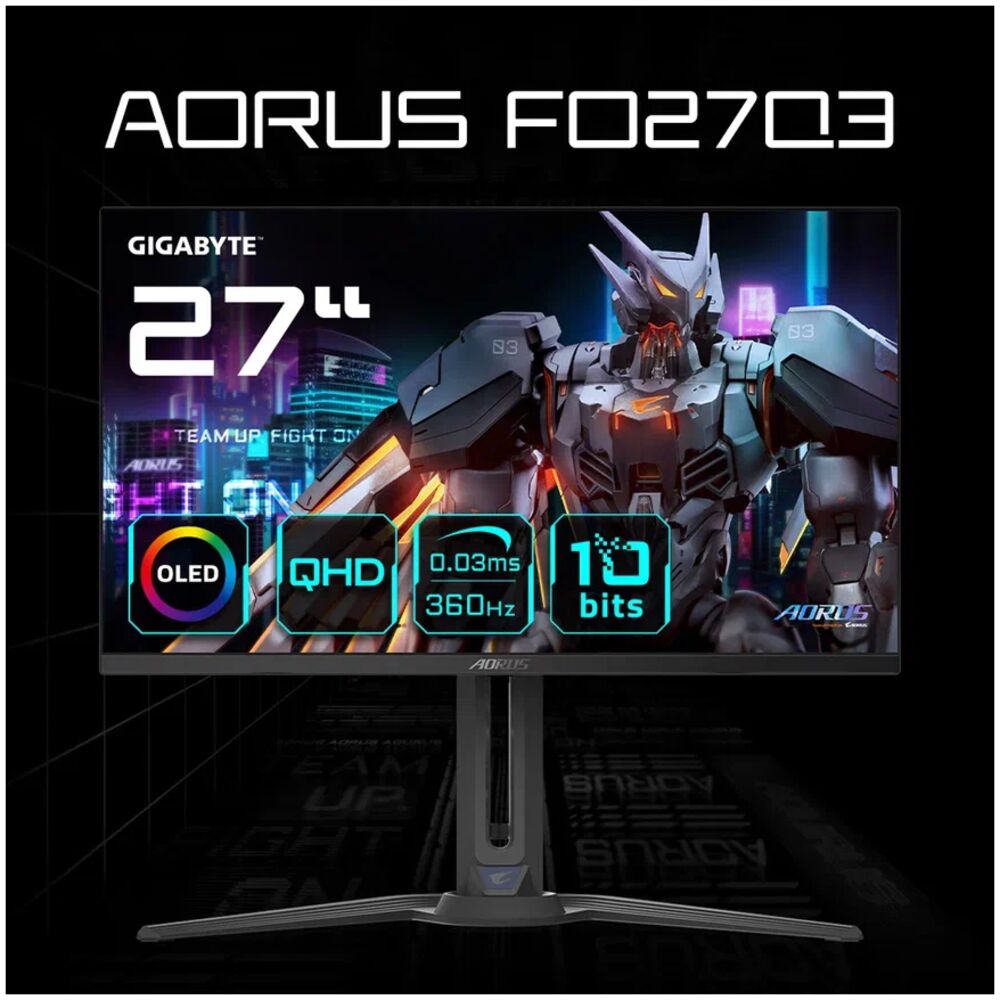 Обзор Gigabyte AORUS FO27Q3: флагманский QD-OLED монитор с 360 Гц для требовательных геймеров