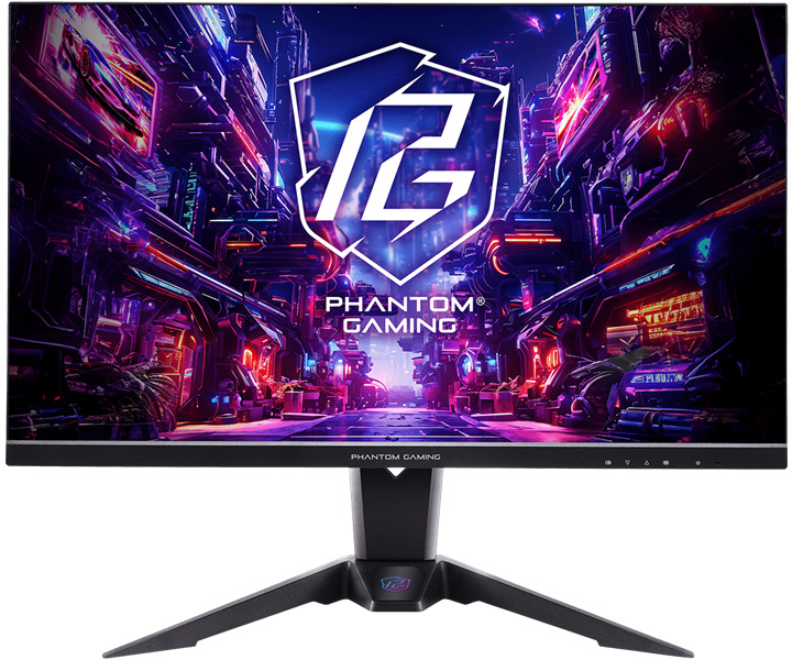 ASRock PG27QFT2A вид сзади подставка