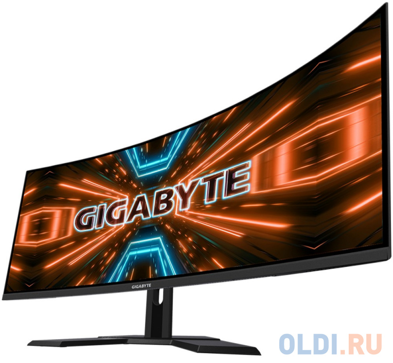 Gigabyte G34WQC - вид сбоку с изгибом