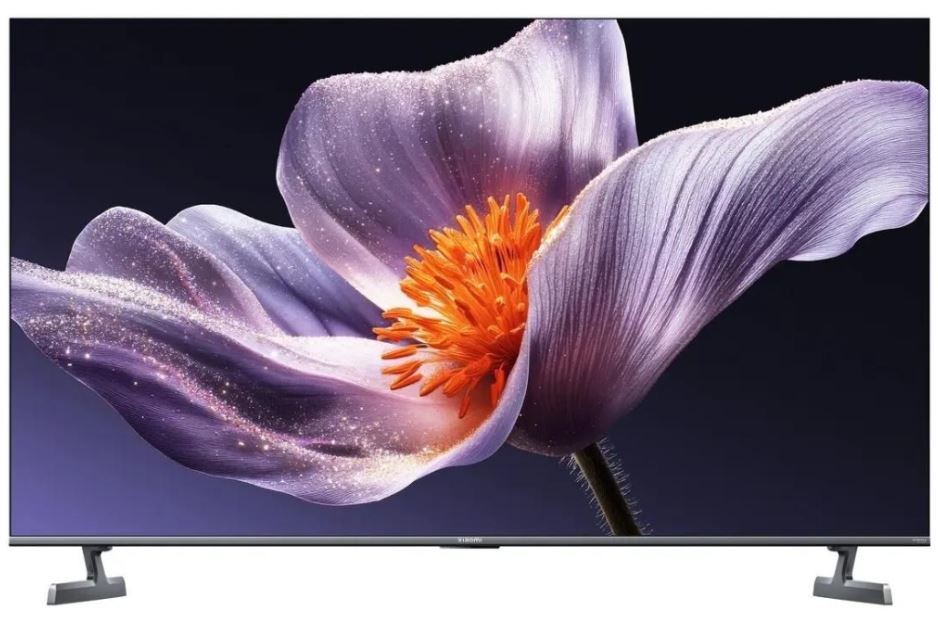 Xiaomi TV S Pro Mini LED 65 2026 — экран и подставка крупным планом