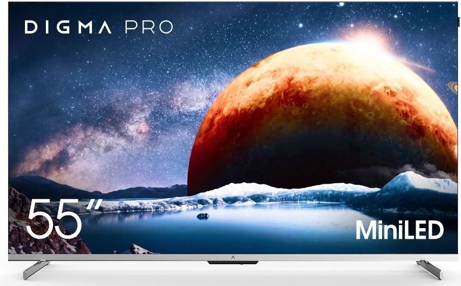 Digma Pro Mini LED 55Q (2148955): честный обзор телевизора с Mini LED, QLED и 144 Гц после 3 недель тестирования