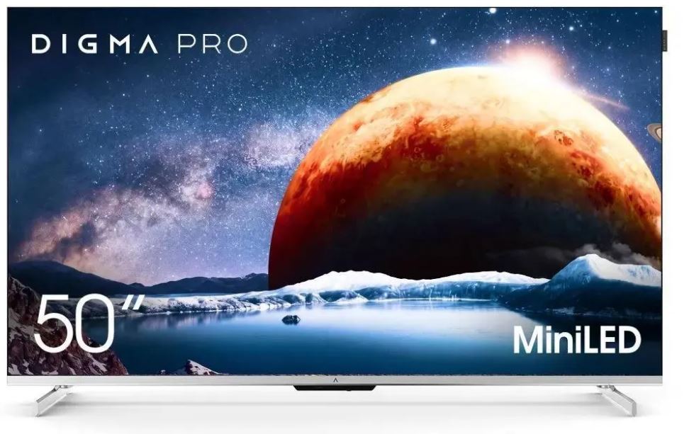 Обзор телевизора Digma Pro Mini LED 50Q (2148954): QLED-экран, 144 Гц и Google TV в компактном 50-дюймовом формате