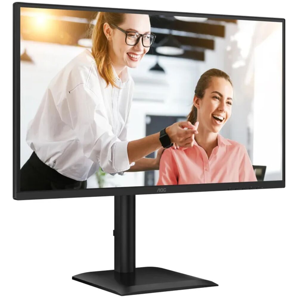 AOC Q27E4CV — экран в работе, офисный режим
