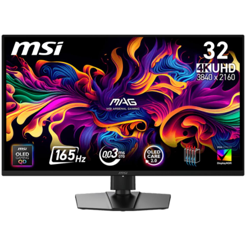 MSI MAG 321UP QD-OLED — задняя панель и разъёмы
