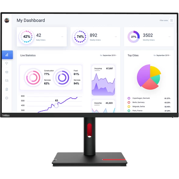 Обзор Lenovo ThinkVision P32u-20 (63D2GCR1CS): профессиональный 4K-монитор с USB-C и KVM-переключателем