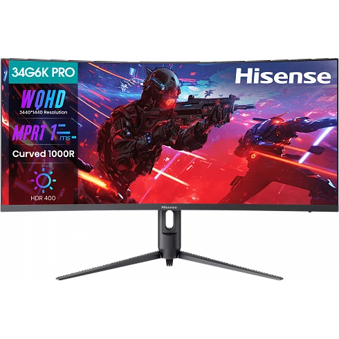 Обзор Hisense 34G6K-PRO: ультраширокий игровой монитор с впечатляющими характеристиками для работы и развлечений