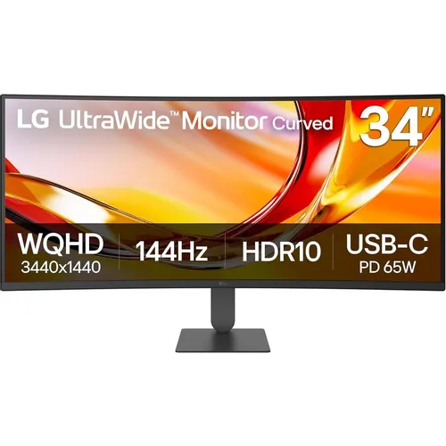 Обзор LG 34U640B-B: изогнутый ультраширокий монитор 34" WQHD 144 Гц с VA-матрицей и USB-C 65 Вт — всё для продуктивной работы и игр