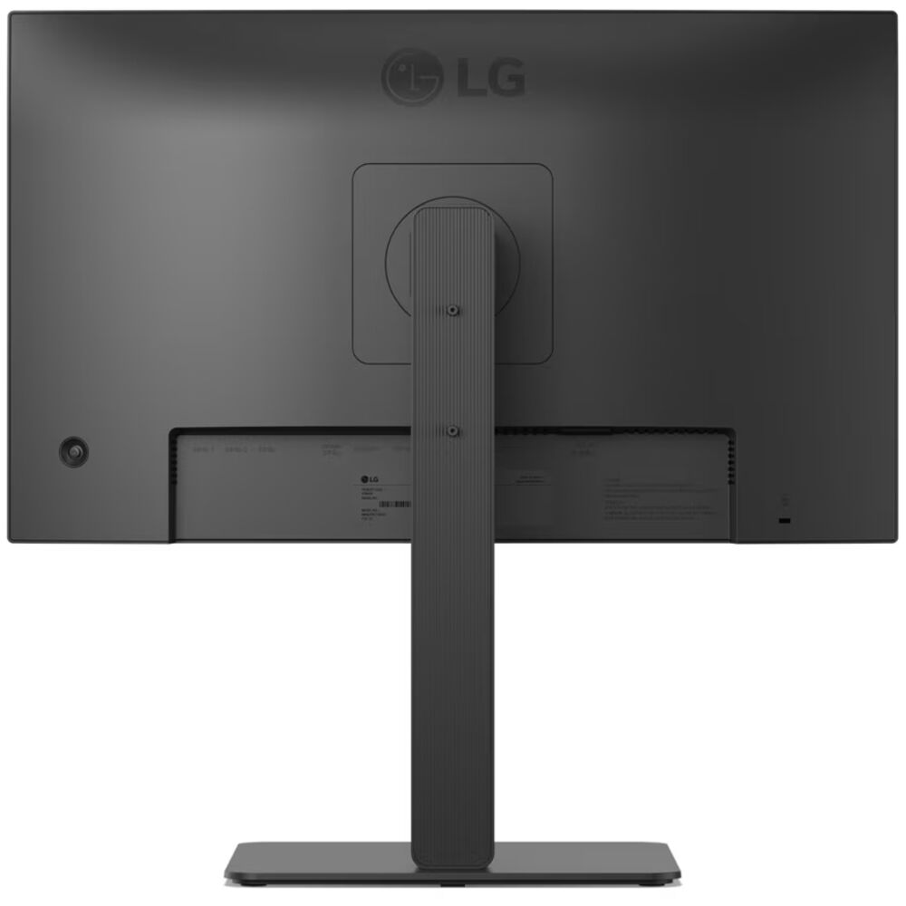 LG 24BA650-B — вид сбоку и управление OSD