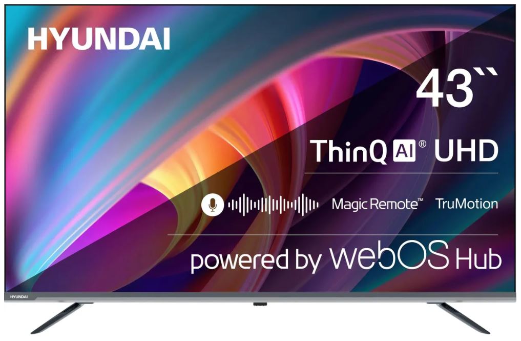 Интерфейс WebOS на телевизоре Hyundai H-LED43BU7100