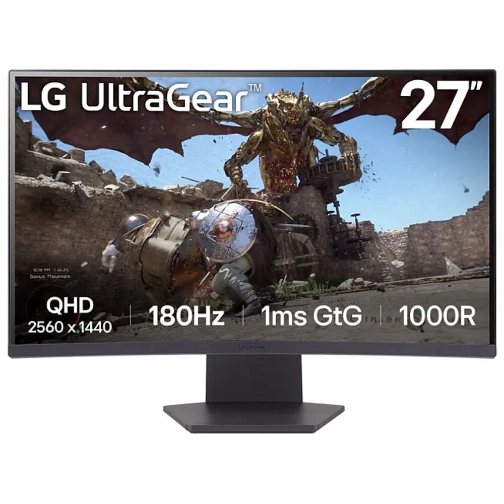 Обзор LG 27GS60QC-B: изогнутый игровой монитор с VA-матрицей для бюджетных геймеров
