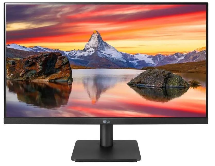 LG 24MP400-B задняя панель и порты