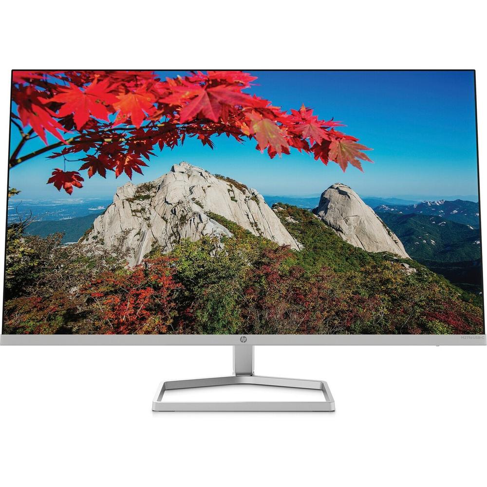 HP M27fd — упаковка и комплектация