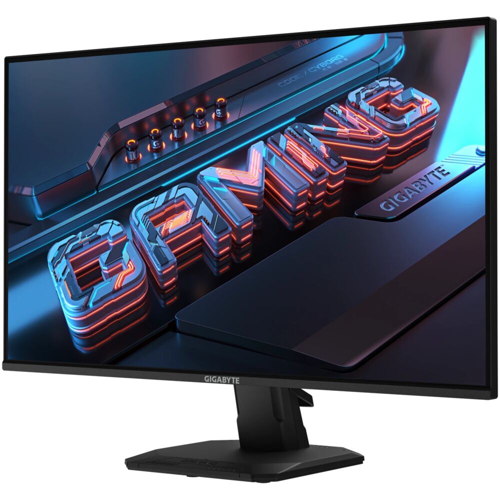 Gigabyte GS25F2 — вид сзади и подставка