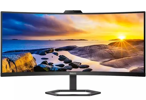 Обзор Philips 34E1C5600HE/00: изогнутый сверхширокий монитор с веб-камерой для продуктивной работы и развлечений