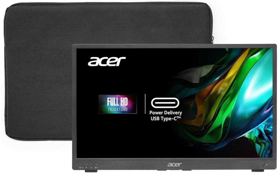 Подключение Acer PM181Q к ноутбуку