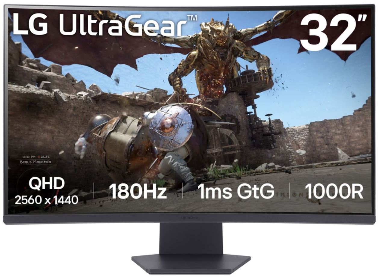 Обзор монитора LG 32GS60QC-B: впечатляющий изогнутый игровой дисплей с отличным соотношением цена-качество
