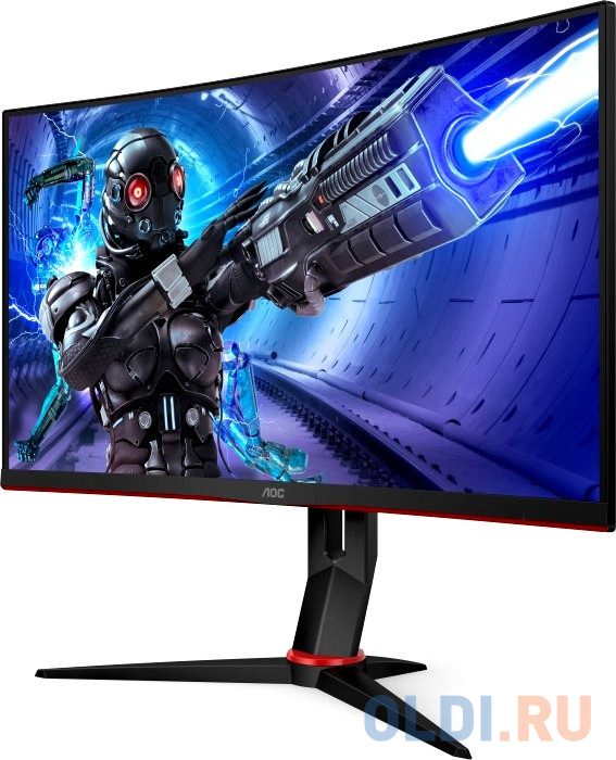 AOC C32G2ZE вид сбоку