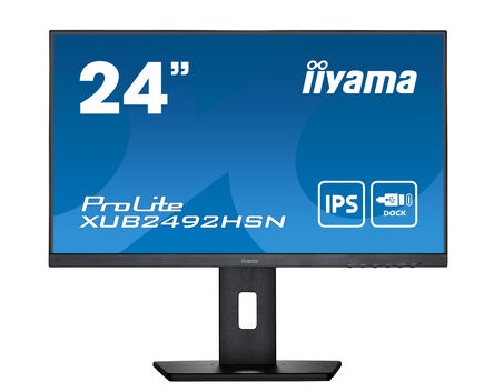 Обзор монитора Iiyama XUB2492HSN-B5: универсальное решение для работы с USB-C док-станцией