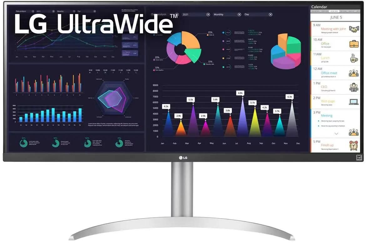 Обзор LG 34WQ650-W: ультраширокий монитор с HDR и быстрым откликом для работы и игр
