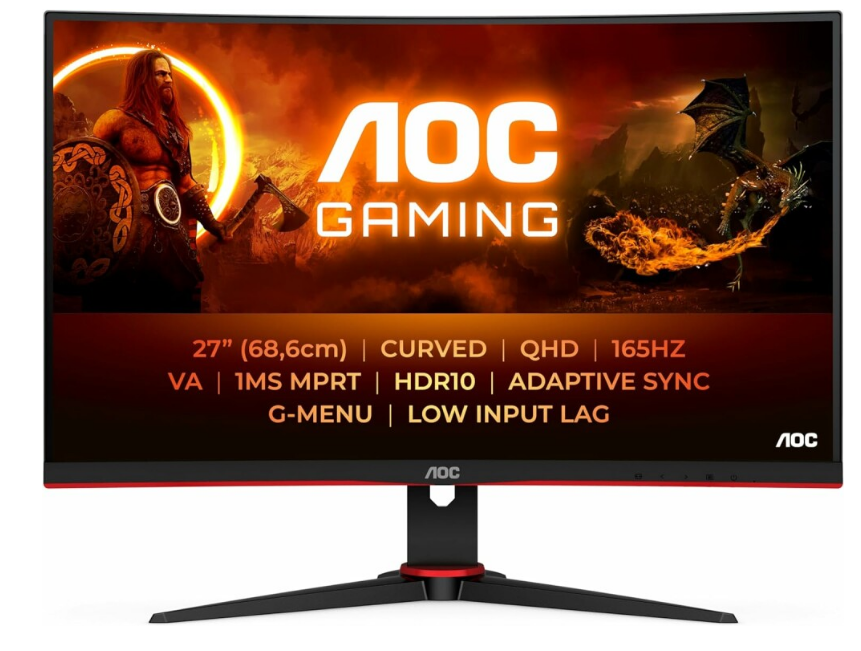 Обзор AOC CQ27G2SE: изогнутый игровой монитор с отличным соотношением цена-качество