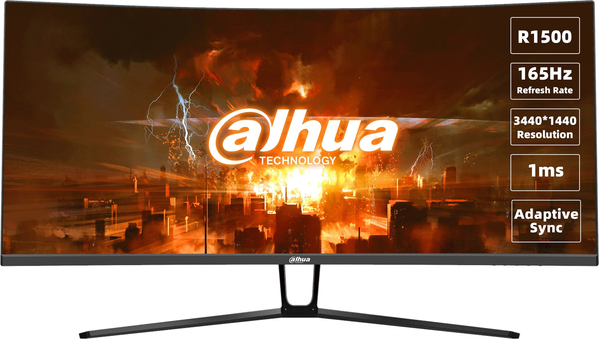 Задняя панель монитора Dahua DHI-LM34-E330C с подсветкой