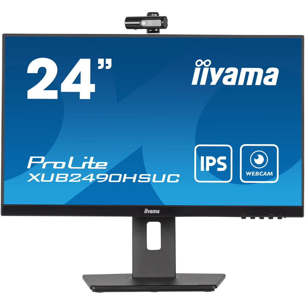 iiyama ProLite XUB2490HSUC-B5 — тонкие рамки slim bezel крупным планом