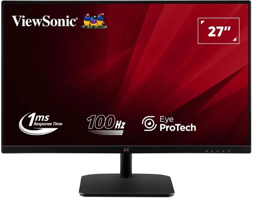 ViewSonic VA2732-H-2 вид сзади и интерфейсы