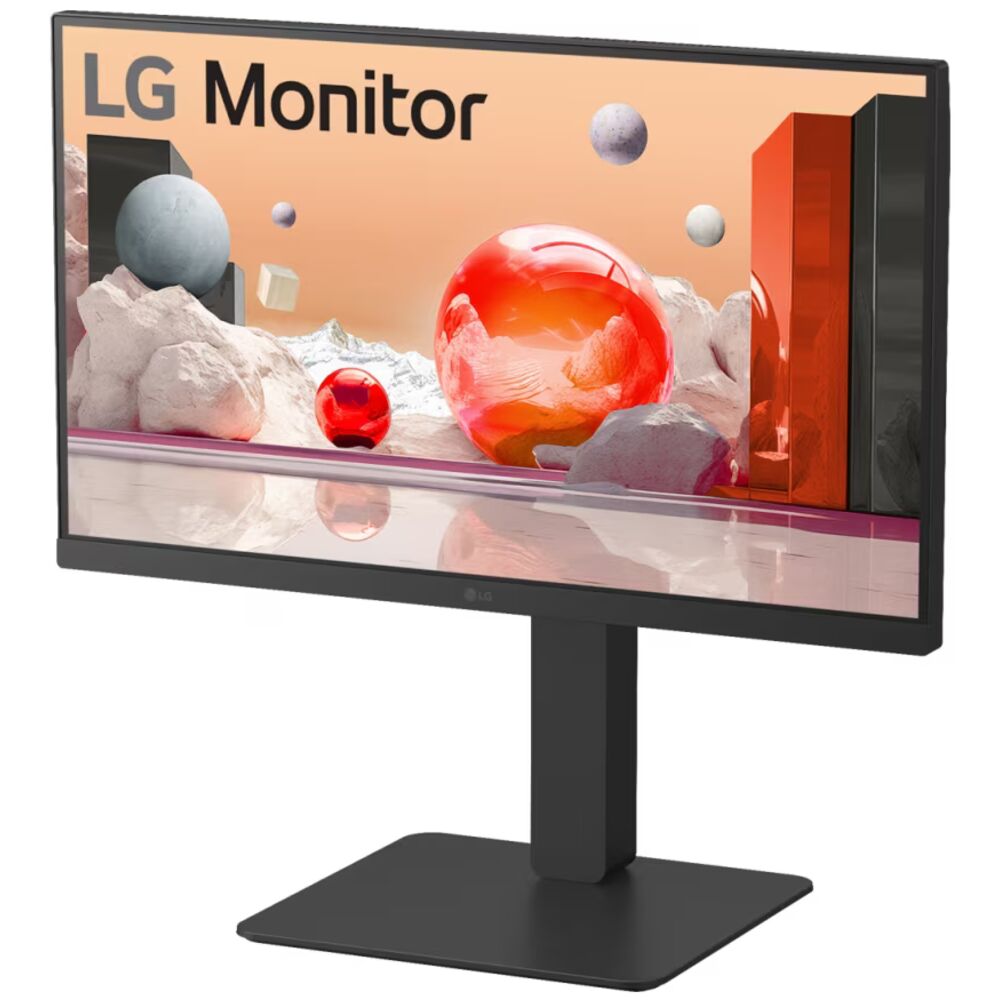 LG 24BA650-B — регулировка высоты и наклона подставки