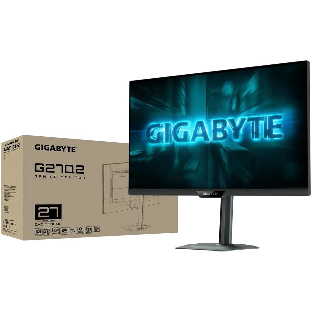 Gigabyte G27Q2 детали корпуса и задняя панель