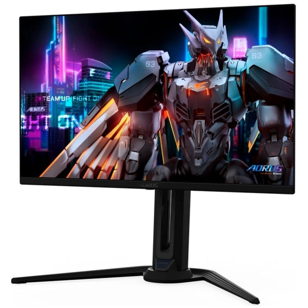 Gigabyte AORUS FO27Q5P EK — задняя панель и подставка